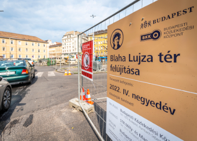 A STRABAG kivitelezésében újul meg a Blaha Lujza tér