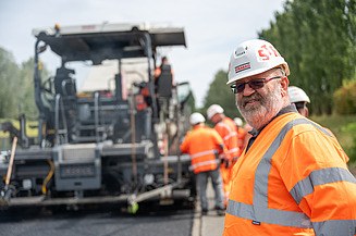 Mérsékelten meleg aszfalt alkalmazása Pécs környékén