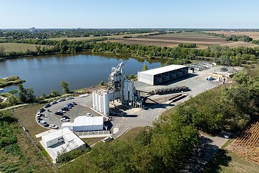 Átadták a STRABAG új aszfaltkeverő üzemét Orosházán