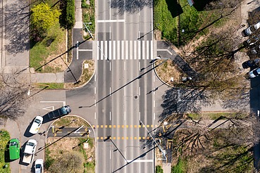 Gyalogátkelő Pécs