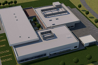 Kutatási, Fejlesztési és Innovációs Központ látványterv