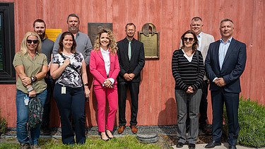 Építőipari Nívódíj emléktáblát avattak a Sió-zsilip projekt helyszínén