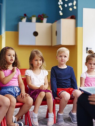 Gyerekek a tanteremben